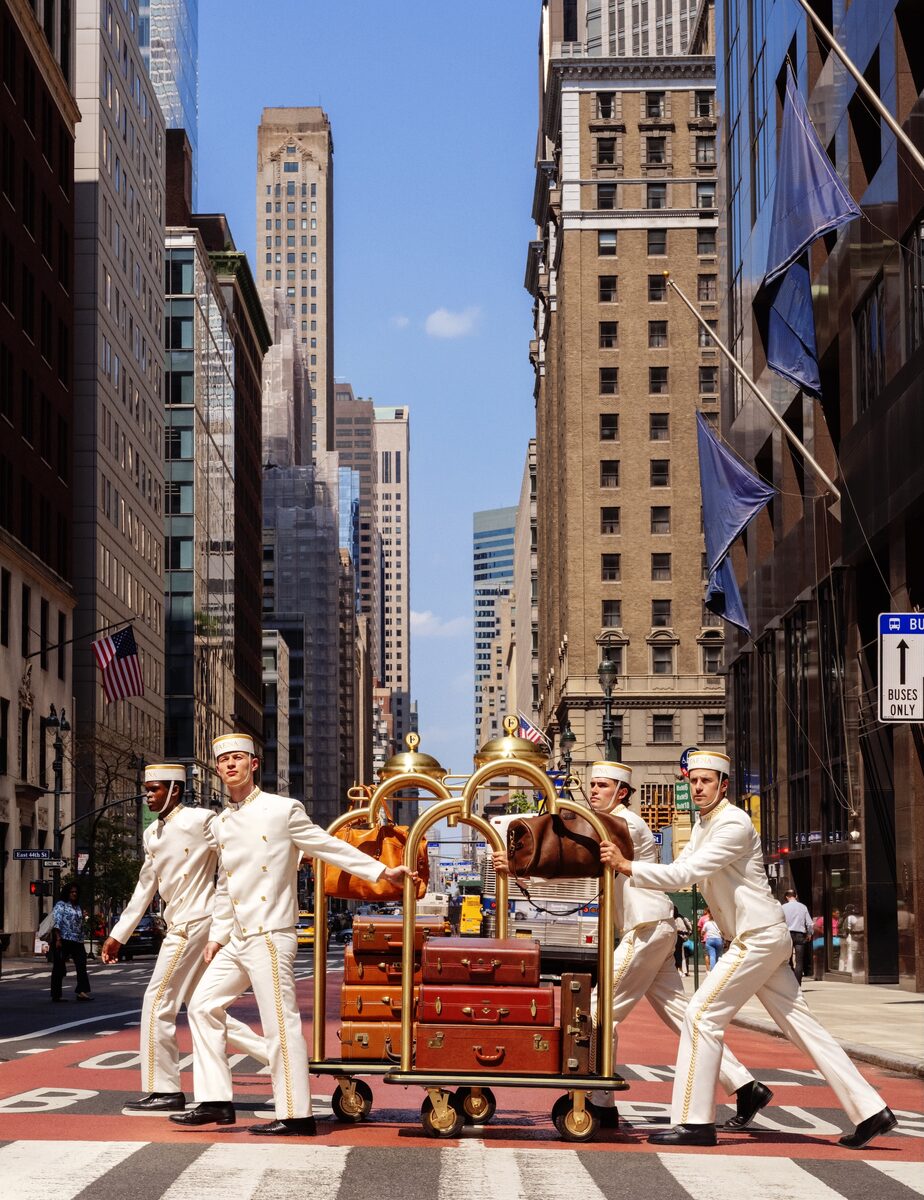 Bellmen at Faena New York, photographed by Tony Kelly