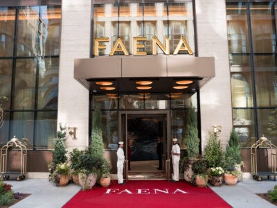 The exterior of Faena New York