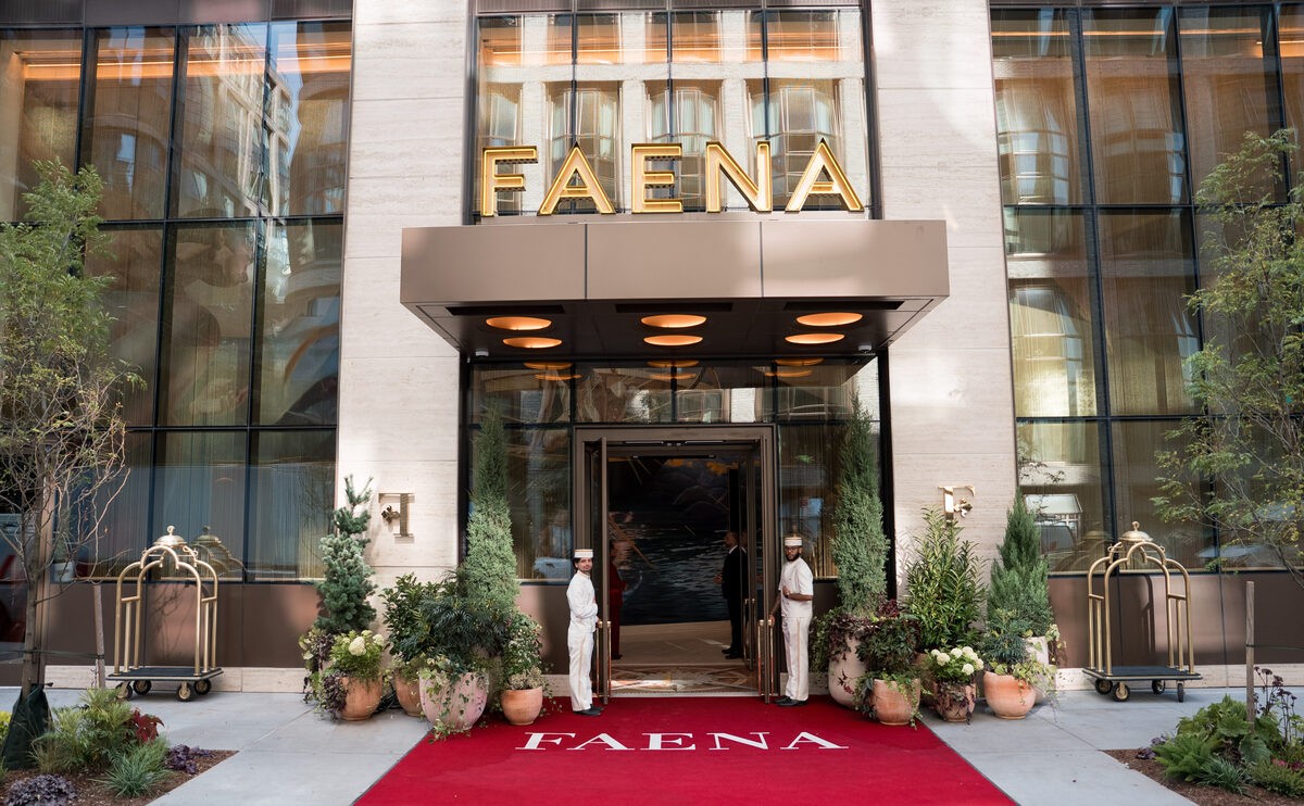 The exterior of Faena New York