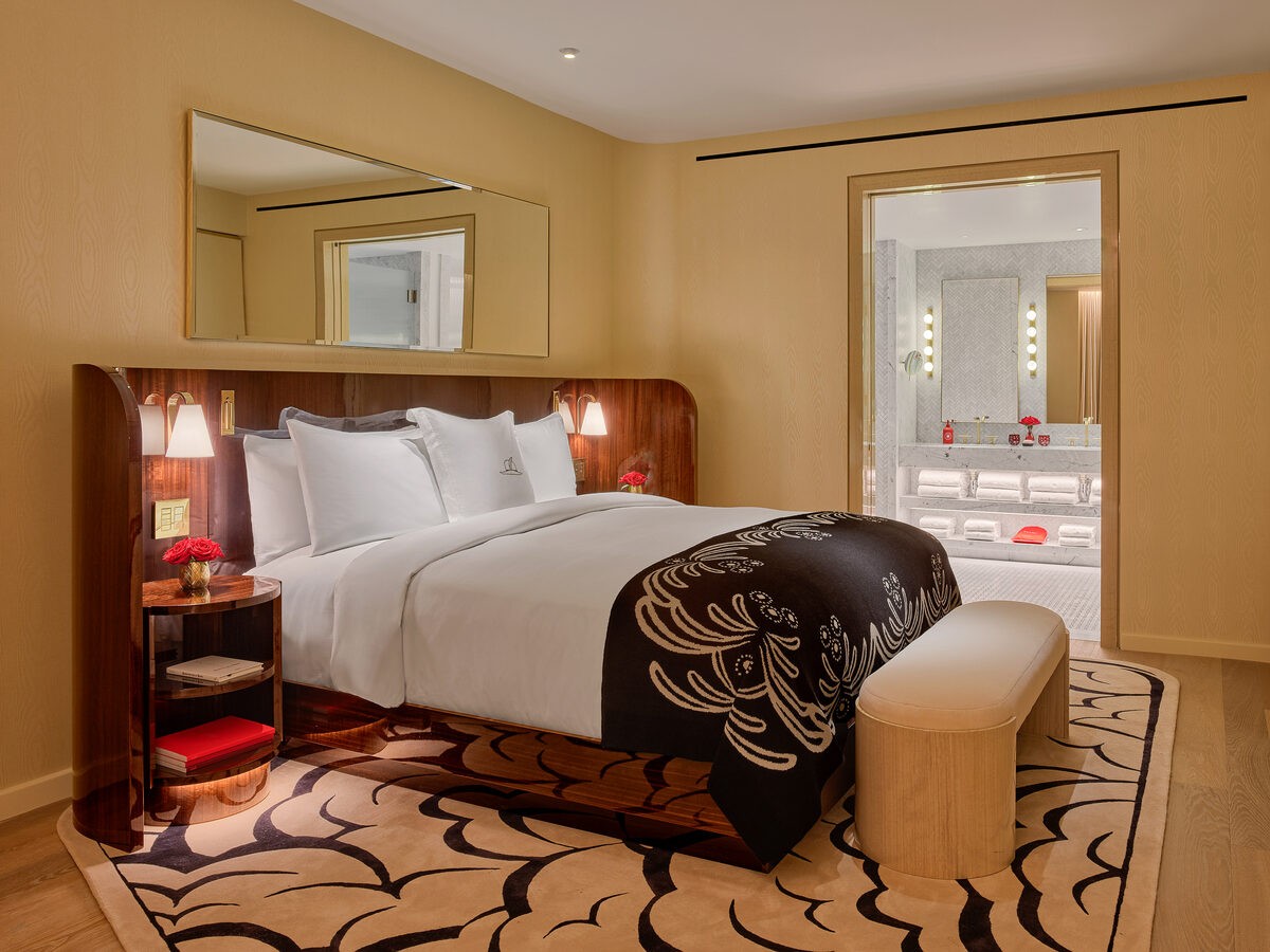 A guest room at Faena New York