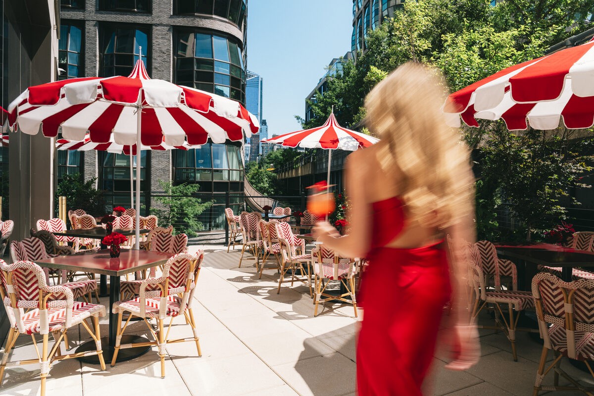 The Living Room terrace at Faena New York
